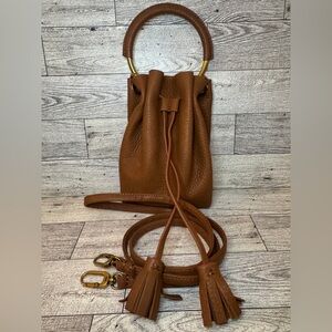 HOBO Eden Phone Crossbody in Pebbled Leather